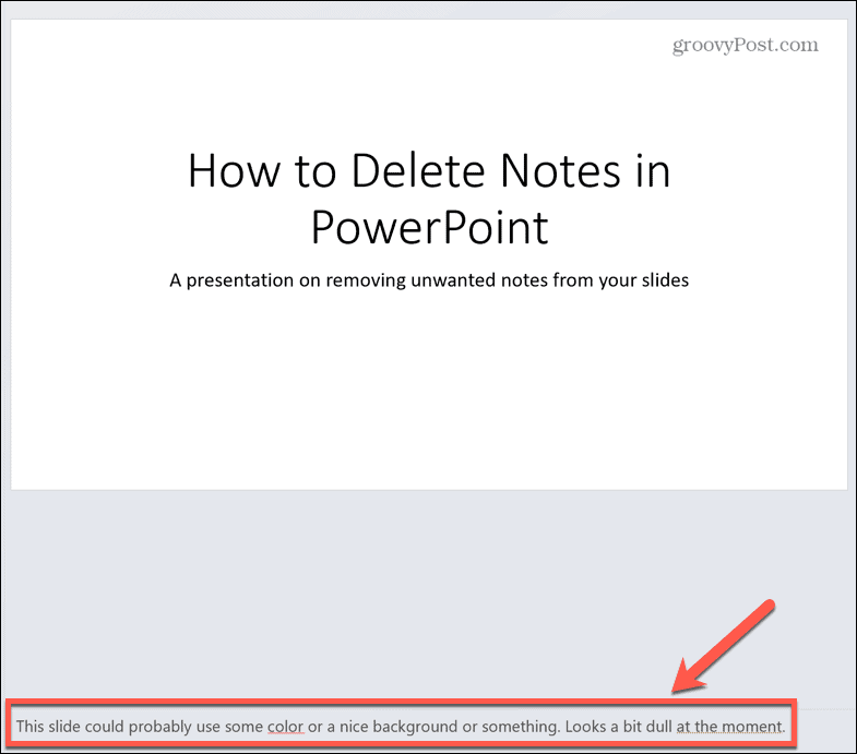 powerpoint notater