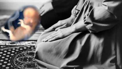 Hvordan utføres bønn under graviditet? Er det mulig å be ved å sitte? Be mens du er gravid ...
