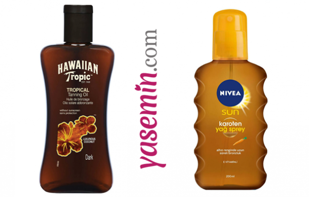 HAWAIIAN TROPIC Sun Oil Coconut F0 200ml & NIVEA Sun Sunscreen og Bronzer Spray Spray Spf 50 200 ml