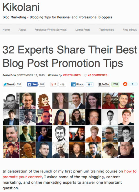 32 eksperter deler sitt beste blogginnlegg