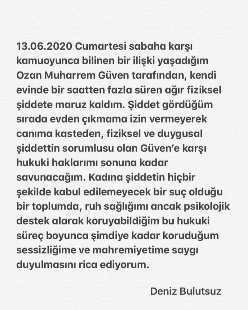 Ozan Güven, som brukte vold mot Deniz Bulutsuz, vil møte for dommeren