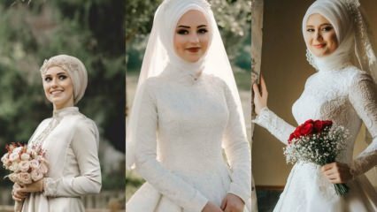 Brudebåndbåndmodeller i 2019 hijab-mote 