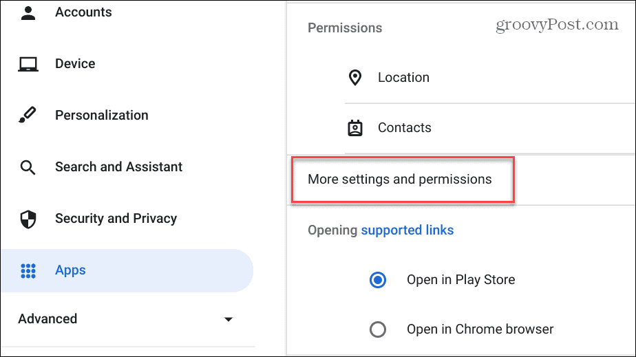 Google Play fungerer ikke på Chromebook