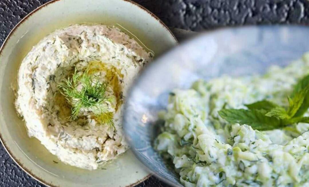 Hvordan lage Nuraniye forrett fra Ege-regionen? Sunn Nuraniye Meze-salatoppskrift!