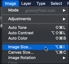 Alternativmeny for Photoshop Image Size