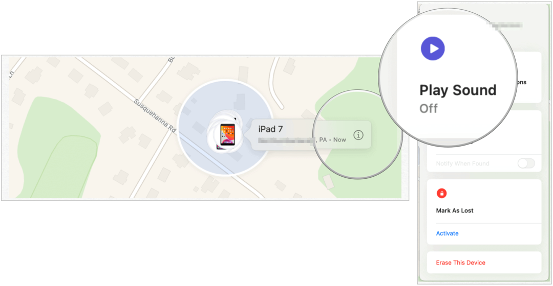 Bruke Apples Finn min app på Mac