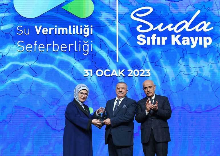 Førstedame Erdoğan ba om vannmobilisering