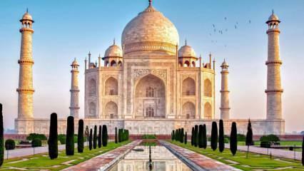 Hvor er Taj Mahal og hvordan kommer man seg dit? Hva er historien om Taj Mahal? Taj Mahal funksjoner