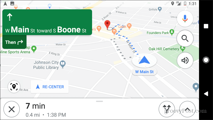 google maps veibeskrivelse