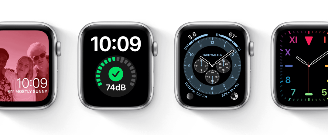 Apple Watch ansikter i watchOS 7