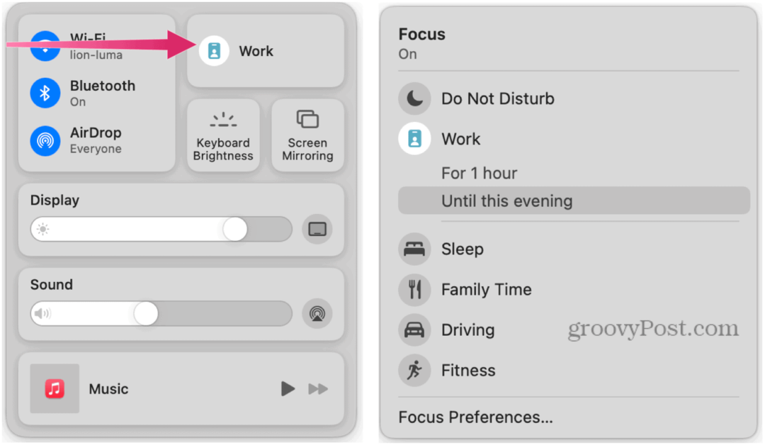 Slik bruker du Apple Focus på Mac for bedre konsentrasjon
