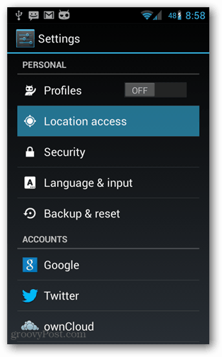 Hvordan slå av Google Location Awareness på Android Mobile