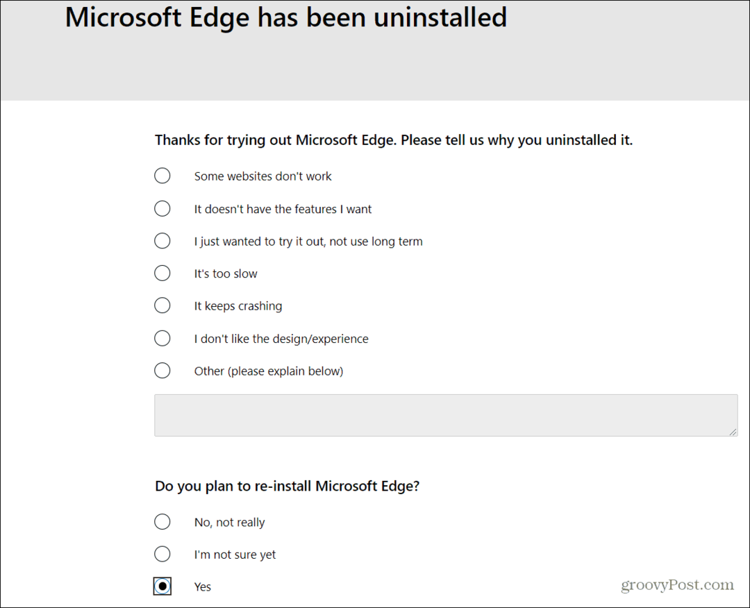 Hvordan avinstallere Microsoft Edge fra Windows 10