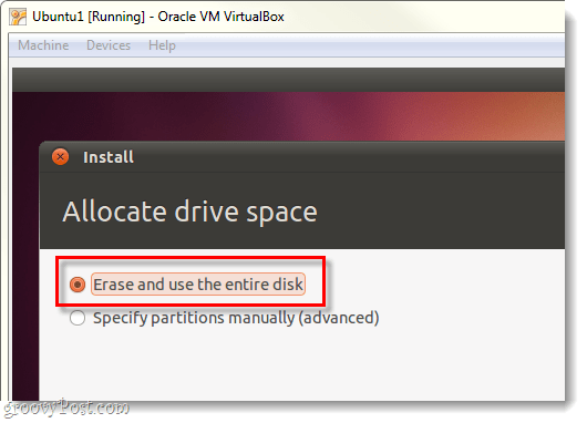 slette og bruke hele disken for ubuntu