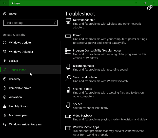 Windows 10-skaperne oppdaterer funksjonsfokus: feilsøkere