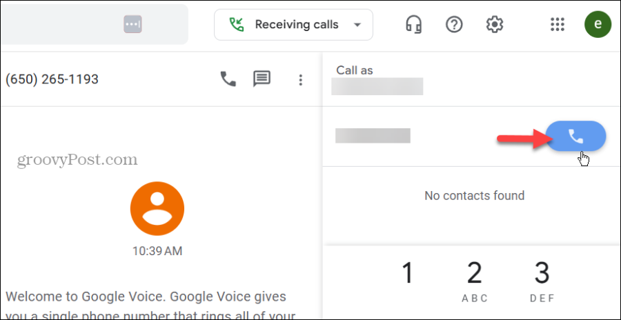 ringe Google Voice