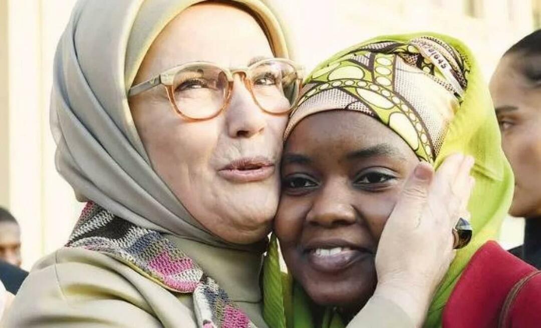 Emine Erdoğan kom sammen med African House Association! Afrikanske land...