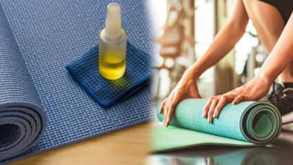 Hvordan rengjør jeg den enkleste pilatesmatten? Den mest praktiske måten å rengjøre Pilates-matten på