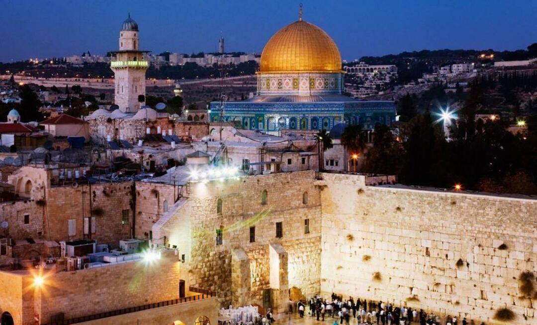 I hvilke måneder er det best å besøke Jerusalem? Hvorfor er Jerusalem så viktig for muslimer?