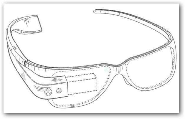 Google Project Glass Design er patentert