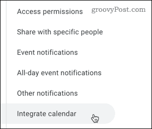 Integrere en kalender i Google Kalender