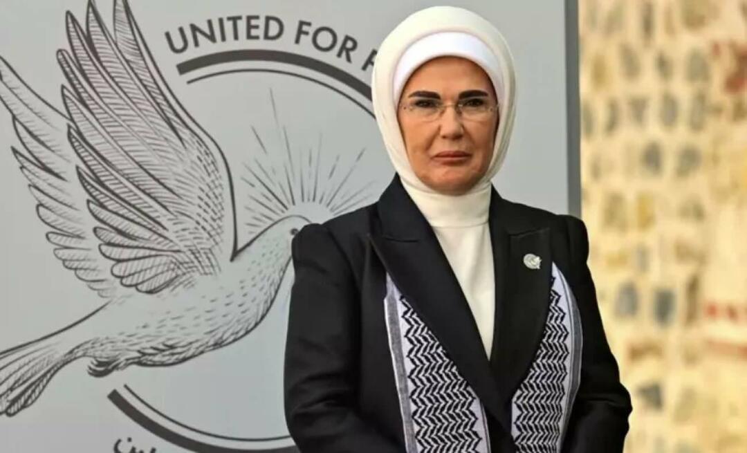 Emine Erdoğan har delt det! Felles oppfordring fra One Heart for Palestine-toppmøtet