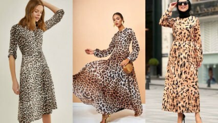 Hvordan kombinere klær på leopardmønster? 2020 leopardmønstermodeller